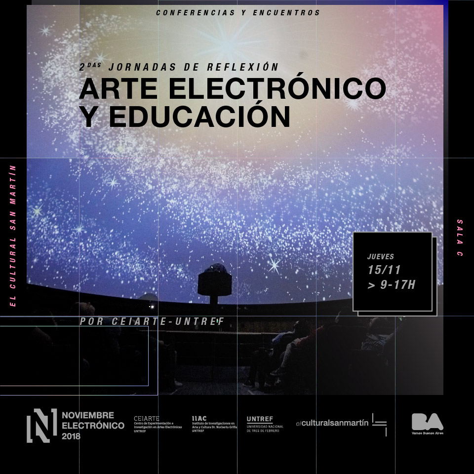 Arte electronico y educacion flyer 1